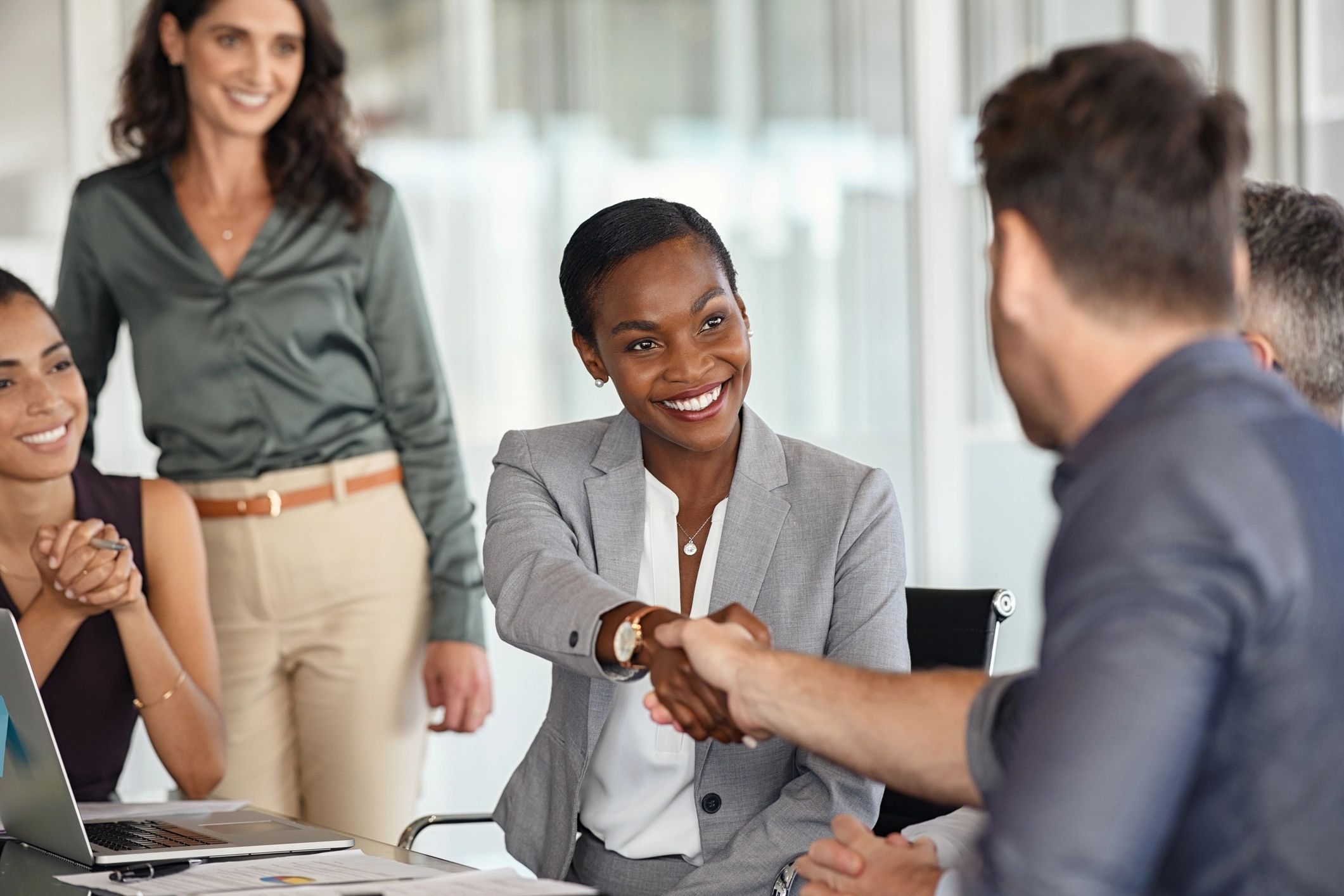 corporate clients business partnership