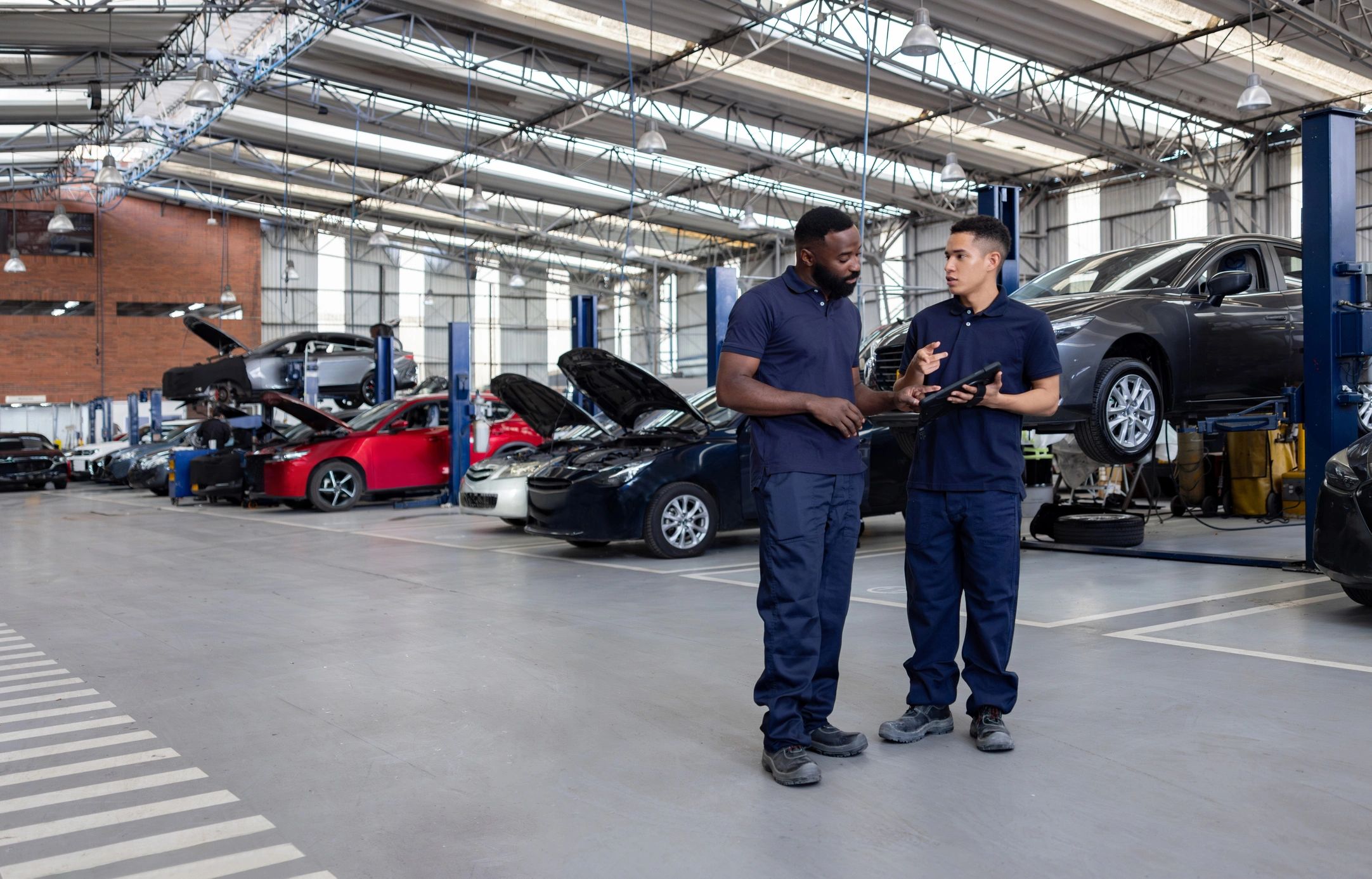 garage service team automotive
